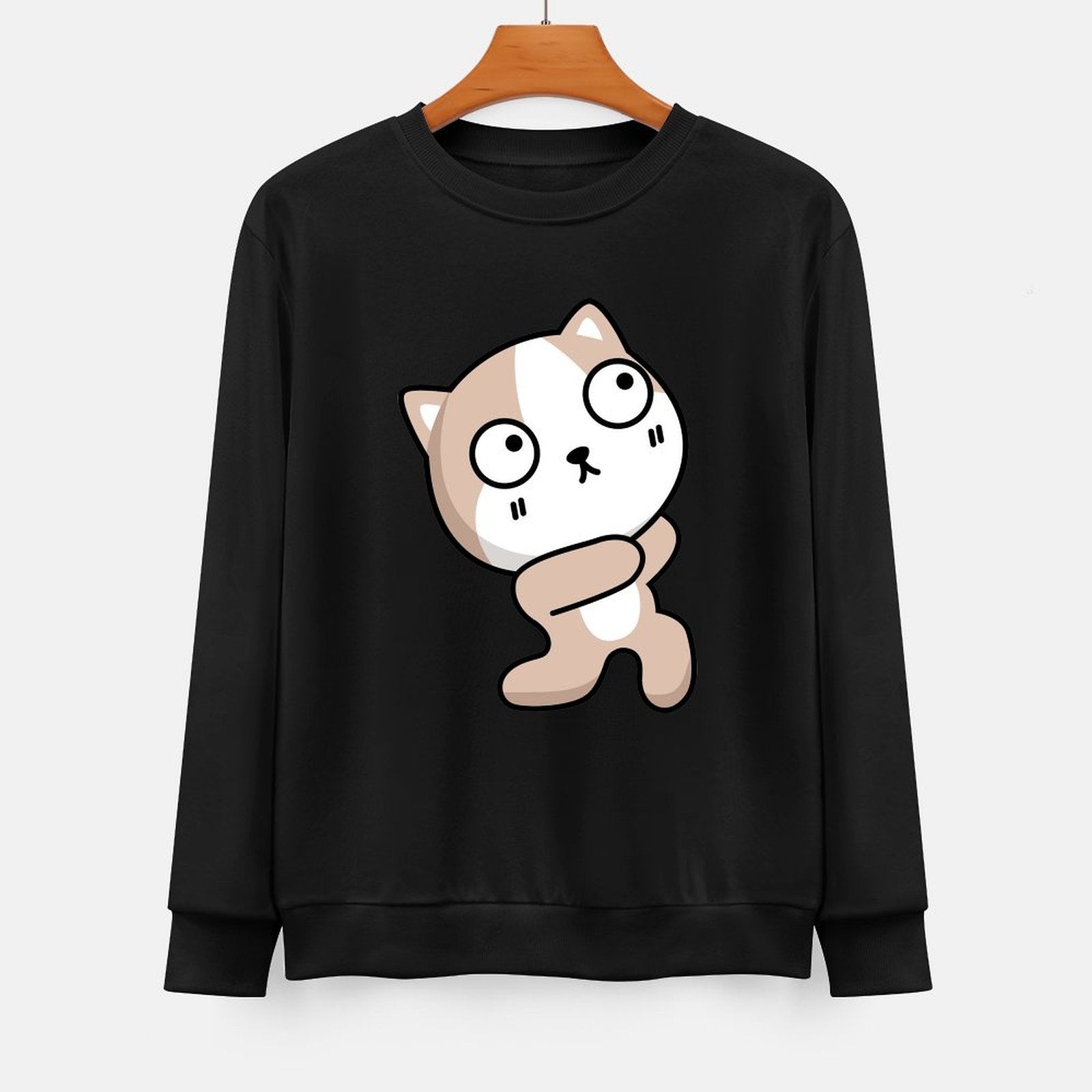 Front Patterned Long Sleeve TopColorfast Reliable